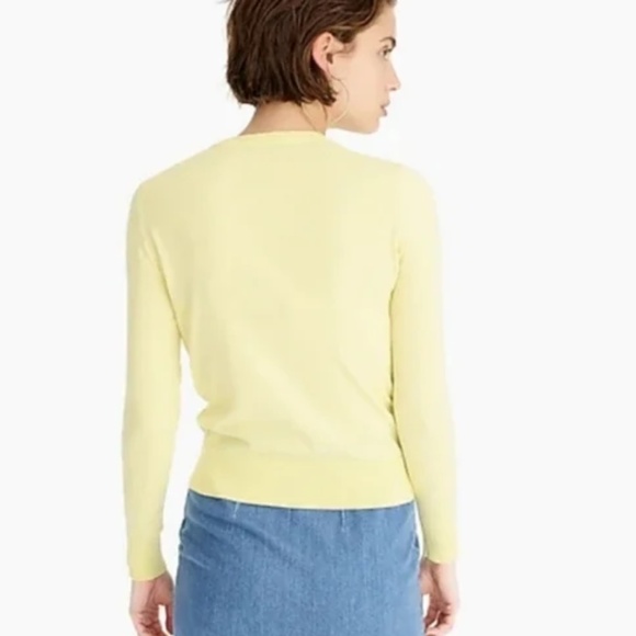 J. Crew Yellow Floral Cardigan - Picture 4 of 9